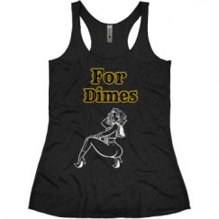 Ladies Slim Fit Super Soft Racerback Triblend Tank