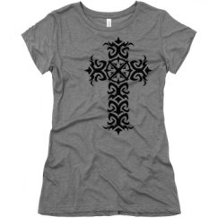 Ladies Slim Fit Super Soft Triblend Tee