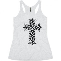 Ladies Slim Fit Super Soft Racerback Triblend Tank