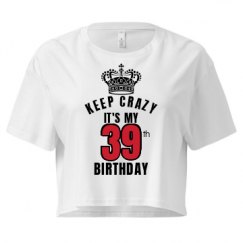 Ladies Festival Cali Crop Top Tee