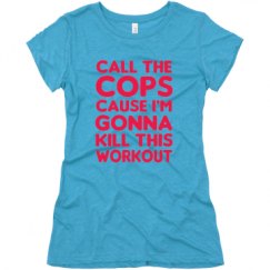 Ladies Slim Fit Super Soft Triblend Tee