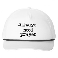 Snapback Five-Panel Rope Hat