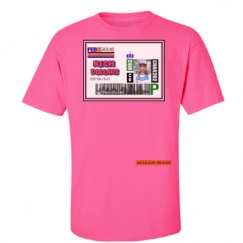 Unisex Ultra Cotton Safety Neon Crewneck Tee