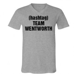 Unisex V-Neck Jersey Tee