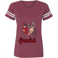 Ladies Relaxed Fit Vintage Sports Tee