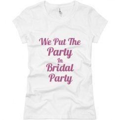 Ladies Slim Fit Basic Promo Jersey Tee