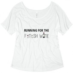 Ladies Flowy Slouchy Tee