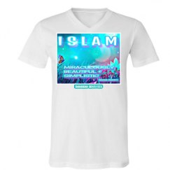 Unisex V-Neck Jersey Tee