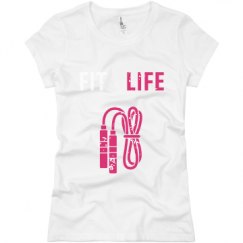 Ladies Slim Fit Basic Promo Jersey Tee
