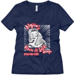 Ladies Relaxed Fit V-Neck Tee