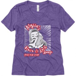 Ladies Relaxed Fit Super Soft Triblend V-Neck Tee