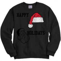 Unisex Film and Foil Crewneck Sweatshirt