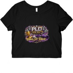 Ladies Slim Fit Crop Top Tee