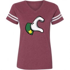 Ladies Relaxed Fit Vintage Sports Tee