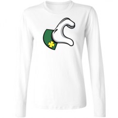 Ladies Relaxed Fit Basic Long Sleeve Tee