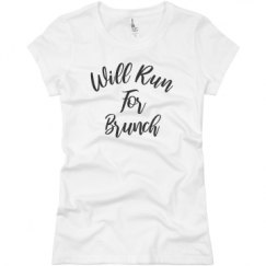 Ladies Slim Fit Basic Promo Jersey Tee