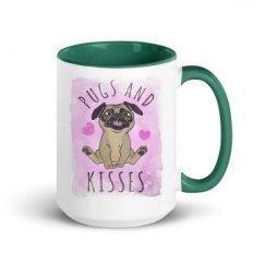 15oz Ceramic Mug with Color Inside