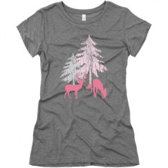 Ladies Slim Fit Super Soft Triblend Tee