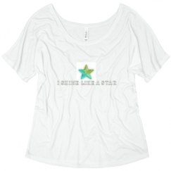 Ladies Flowy Slouchy Tee