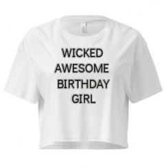 Ladies Festival Cali Crop Top Tee