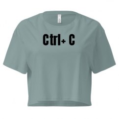 Ladies Festival Cali Crop Top Tee