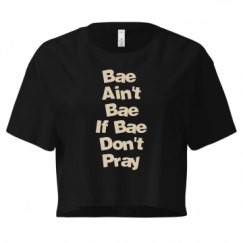Ladies Festival Cali Crop Top Tee