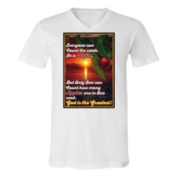 Unisex V-Neck Jersey Tee