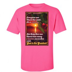 Unisex Ultra Cotton Safety Neon Crewneck Tee