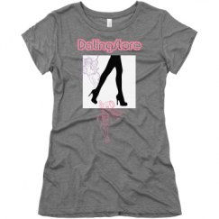 Ladies Slim Fit Super Soft Triblend Tee