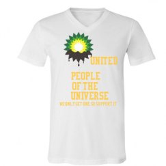 Unisex V-Neck Jersey Tee