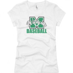 Ladies Slim Fit Basic Promo Jersey Tee