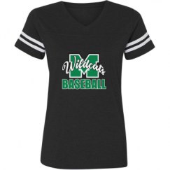 Ladies Relaxed Fit Vintage Sports Tee