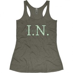 Ladies Slim Fit Super Soft Racerback Triblend Tank