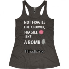 Ladies Slim Fit Super Soft Racerback Triblend Tank