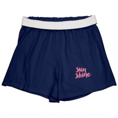 Slim Fit Cheer Shorts