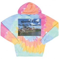 Unisex Tie-Dye Fleece Hoodie