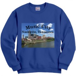 Unisex Film and Foil Crewneck Sweatshirt