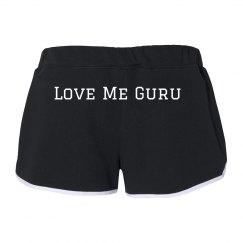 Love me guru navy running shorts 