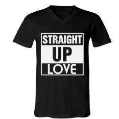 Unisex V-Neck Jersey Tee