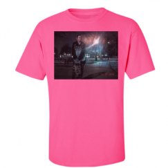 Unisex Ultra Cotton Safety Neon Crewneck Tee