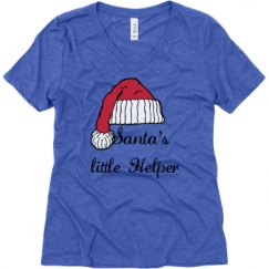 Ladies Relaxed Fit Super Soft Triblend V-Neck Tee