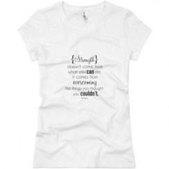 Ladies Slim Fit Basic Promo Jersey Tee