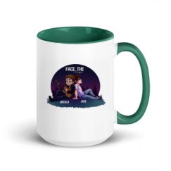 15oz Ceramic Mug with Color Inside