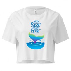 Ladies Festival Cali Crop Top Tee