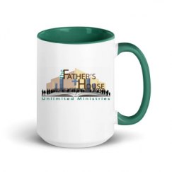 15oz Ceramic Mug with Color Inside