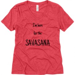 Ladies Relaxed Fit Super Soft Triblend V-Neck Tee