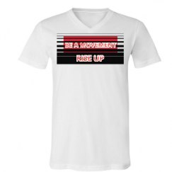Unisex V-Neck Jersey Tee