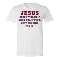 Unisex V-Neck Jersey Tee