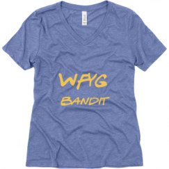 Ladies Relaxed Fit Super Soft Triblend V-Neck Tee