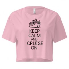 Ladies Festival Cali Crop Top Tee